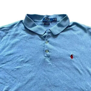 Polo Ralph Lauren Shirt Mens XL Tall Blue Polo Big Pony